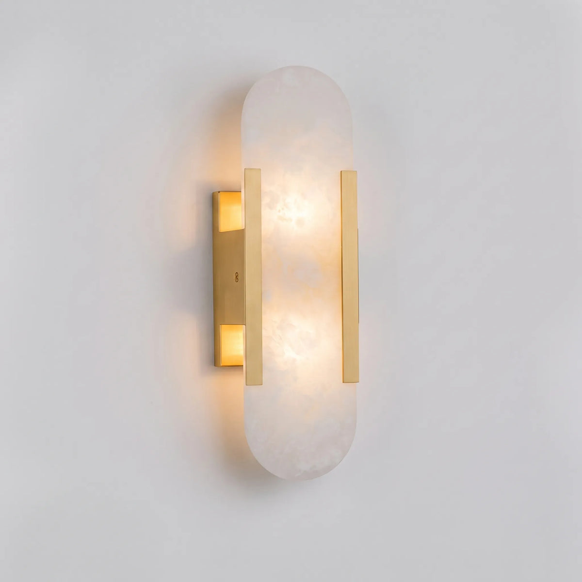 AuraGleam - Modern Pill-Shaped Wall Light Sconce