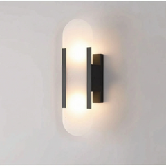 AuraGleam - Modern Pill-Shaped Wall Light Sconce
