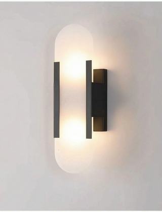 AuraGleam - Modern Pill-Shaped Wall Light Sconce