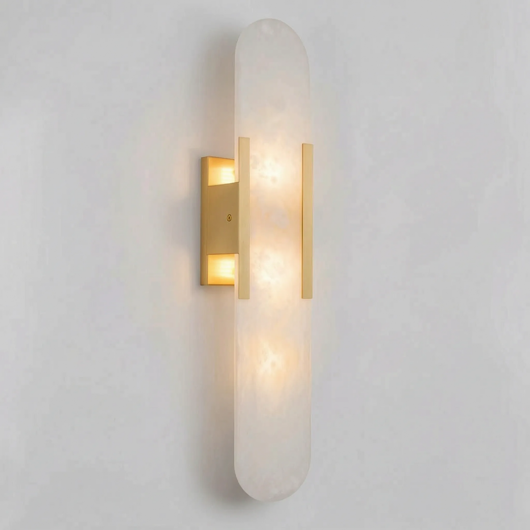 AuraGleam - Modern Pill-Shaped Wall Light Sconce