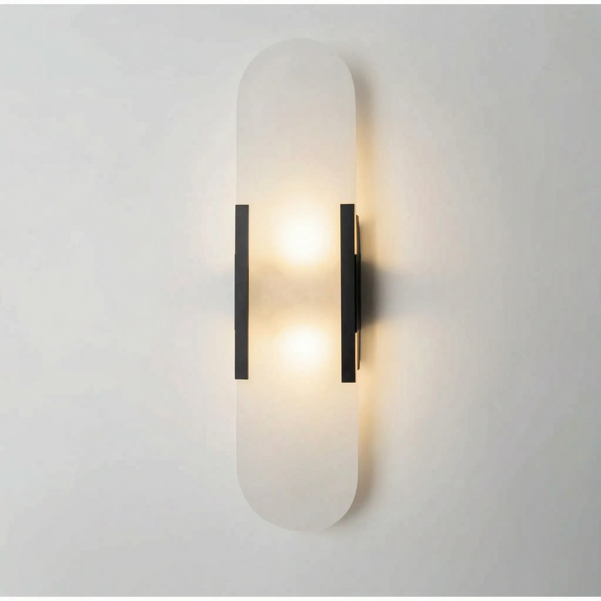 AuraGleam - Modern Pill-Shaped Wall Light Sconce