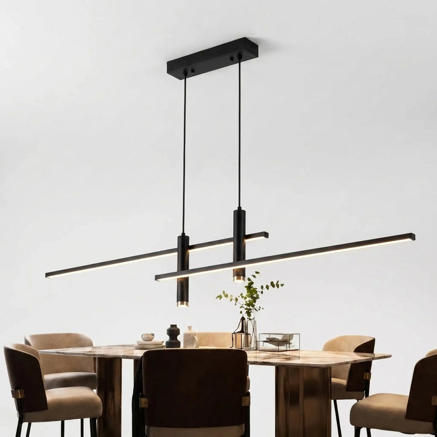 Lineaxis - Black Linear Pendant Light