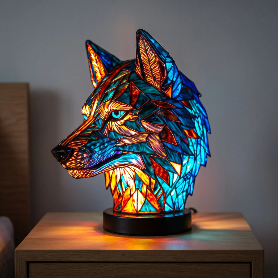 LuminaBeast - Colourful Mosaic-Style Animal Table Lamp