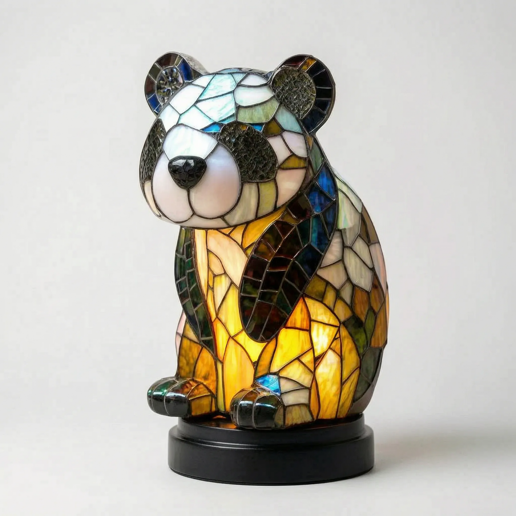 LuminaBeast - Colourful Mosaic-Style Animal Table Lamp