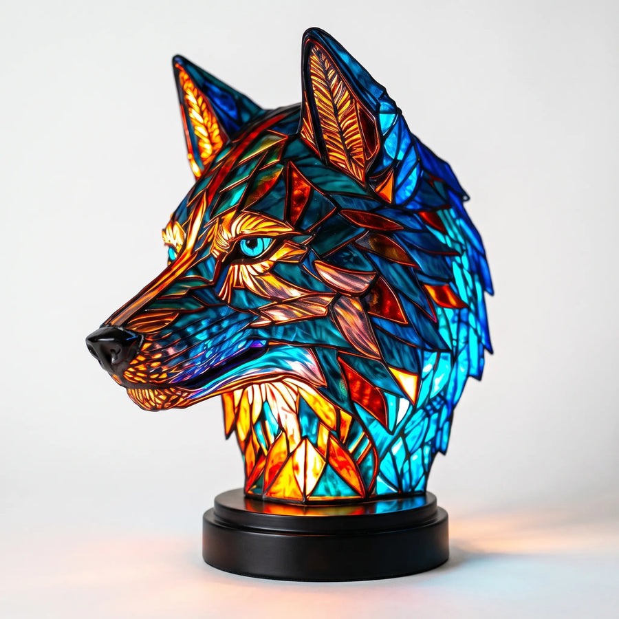 LuminaBeast - Colourful Mosaic-Style Animal Table Lamp