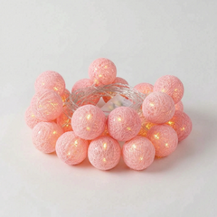 LuminaGlow - Battery Operated Woven Sphere Fairy Lights