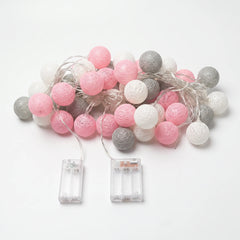 LuminaGlow - Battery Operated Woven Sphere Fairy Lights