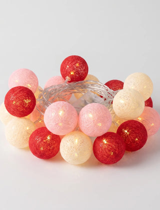 LuminaGlow - Battery Operated Woven Sphere Fairy Lights