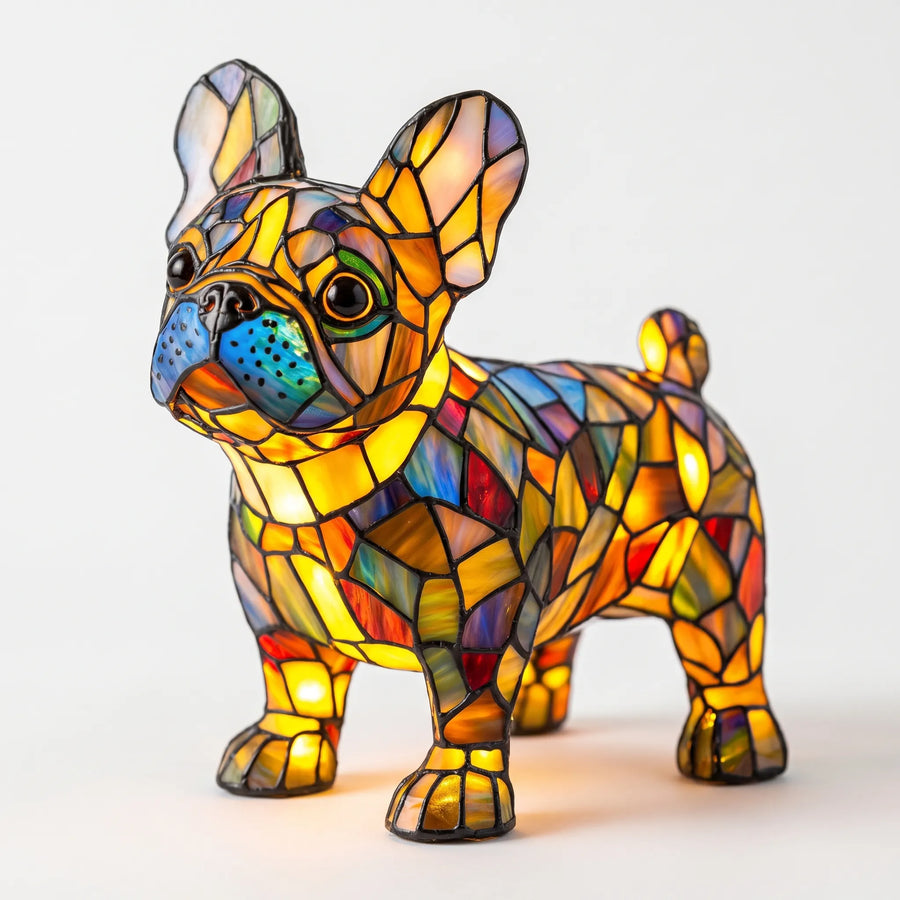 Lumipup - Multicoloured Geometric Decorative Table Lamp