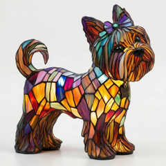 Lumipup - Multicoloured Geometric Decorative Table Lamp
