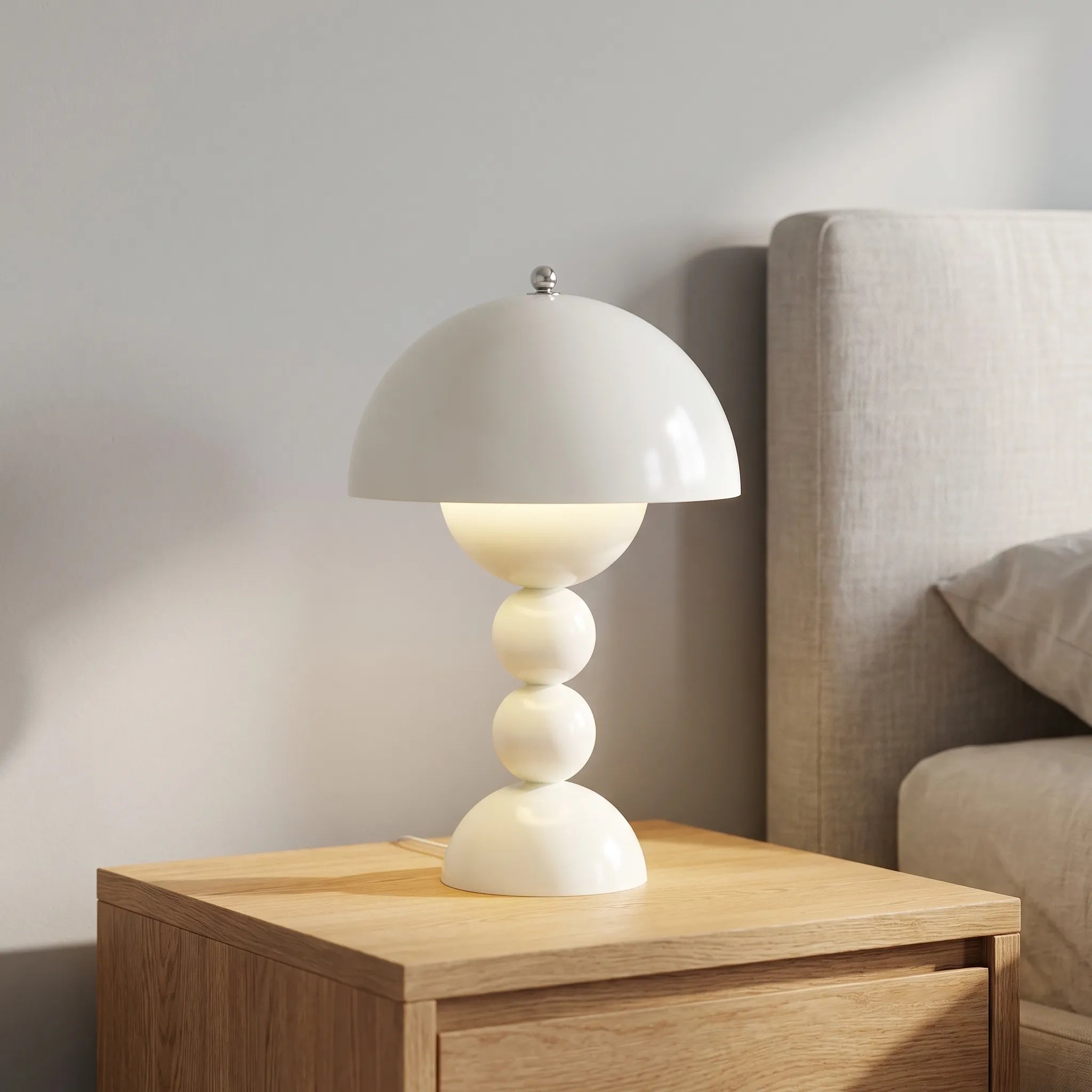 NordiGleam - Modern Mushroom-Style LED Table Lamp