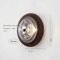 OrbitSconce - Futuristic Circular Wall Lamp