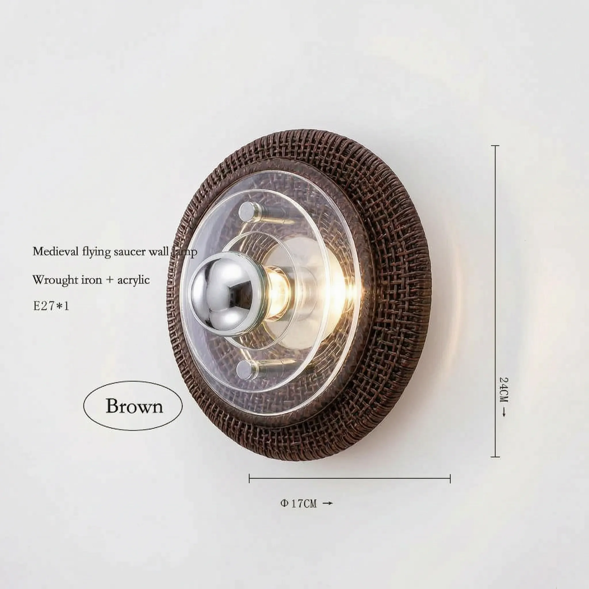 OrbitSconce - Futuristic Circular Wall Lamp