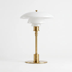 Trivida - Tiered Shade Modern Bedside Table Lamp