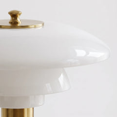 Trivida - Tiered Shade Modern Bedside Table Lamp
