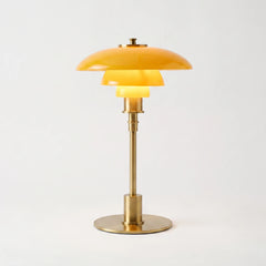 Trivida - Tiered Shade Modern Bedside Table Lamp