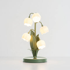 Verdena - Vintage Floral Green Table Lamp